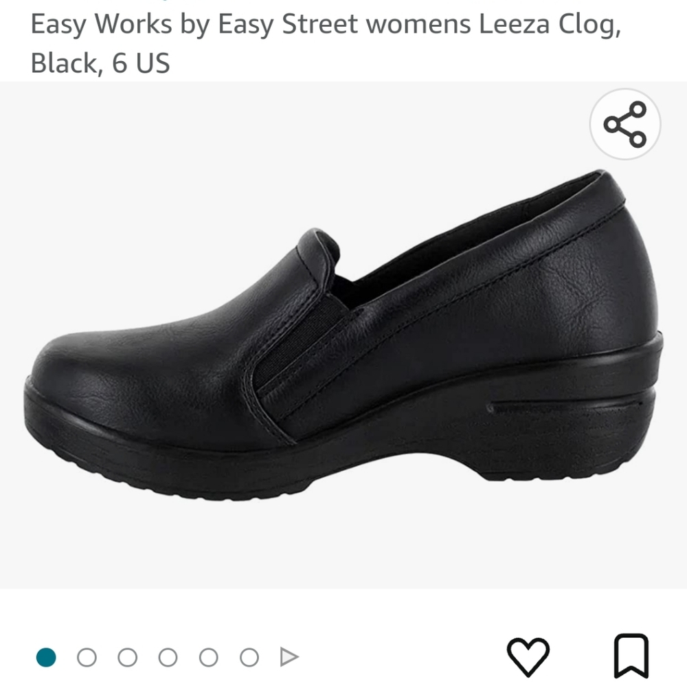 Easy Works work clogs, size 6.